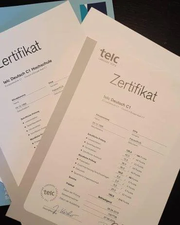 Telc-Zertifikat C2 und C1-HS kaufen