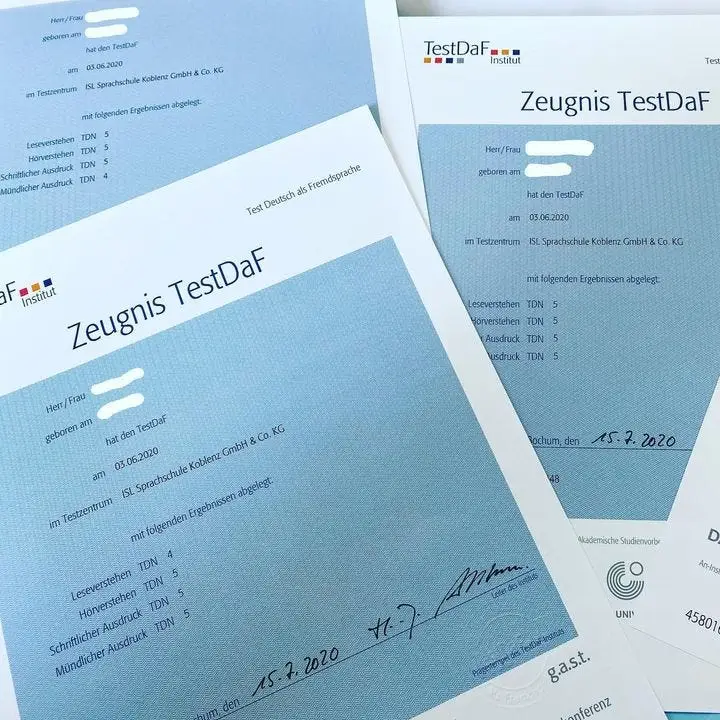 ÖSD B1 und B2 Zertifikat kaufen